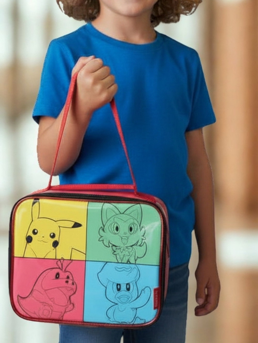 Pokémon Character Lunch Bag - Pikachu & Friends, Multicolor